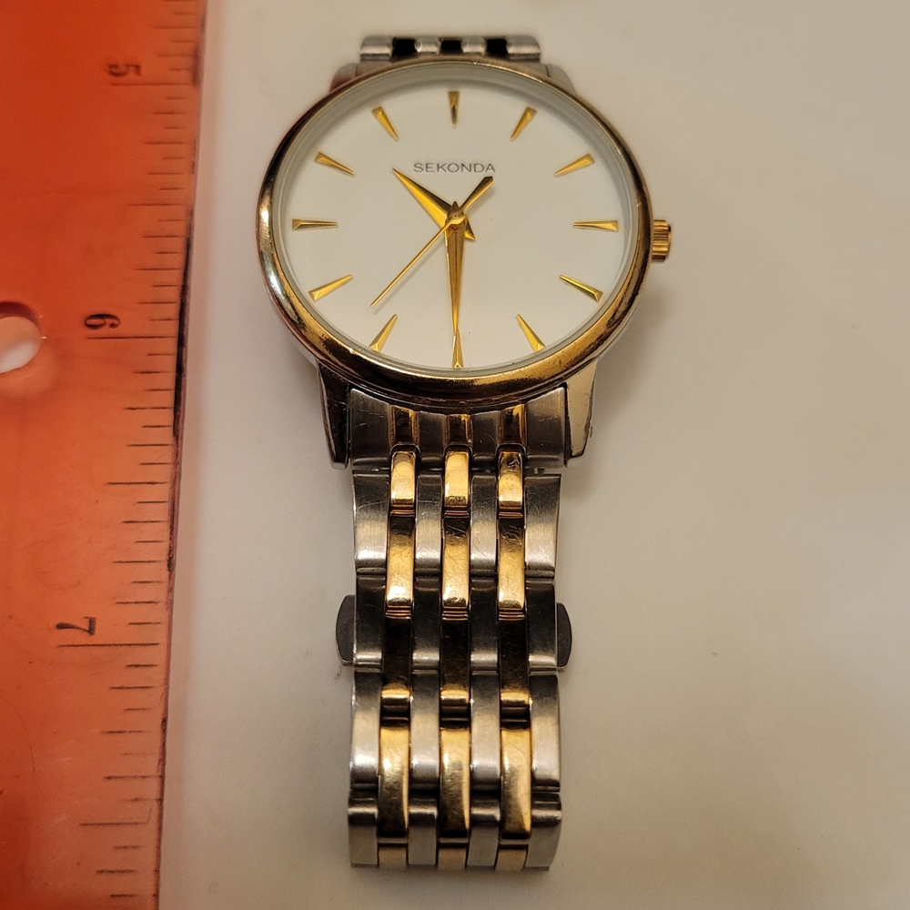 SEKONDA Two-Tone Ladies Bracelet Watch (2341)